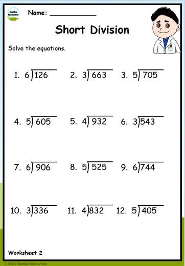 Grade 3 Division Worksheets | Free Printables | Math Worksheets