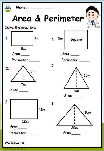 Grade 5 Area and Perimeter Worksheets | Free Math Worksheets