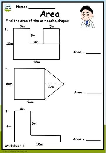 Grade 6 Area and Perimeter Worksheets | Free Math Worksheets