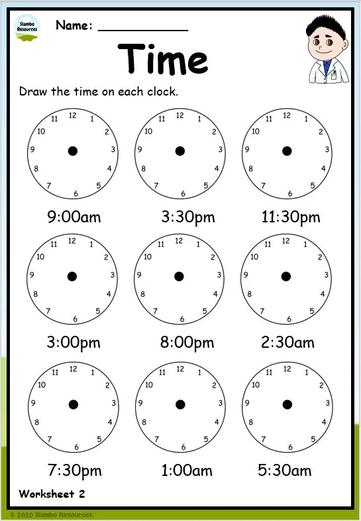 Grade 3 Time Worksheets | Free Printables | Math Worksheets