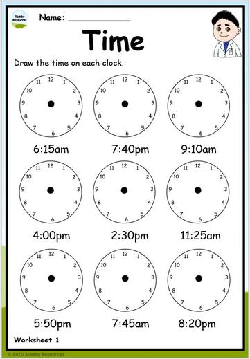 Grade 4 Time Worksheets | Free Printables | Math Worksheets