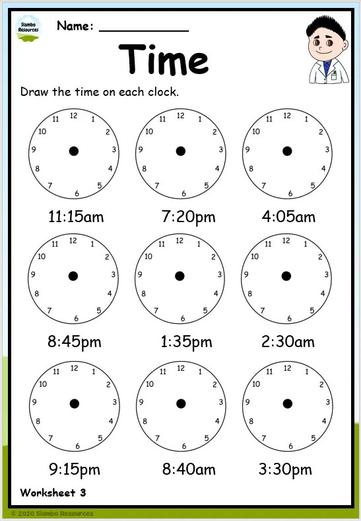 Grade 4 Time Worksheets | Free Printables | Math Worksheets