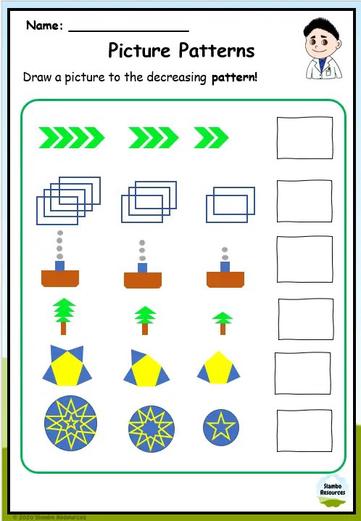 Grade 3 Pattern Worksheets | Free Printables | Math Worksheets