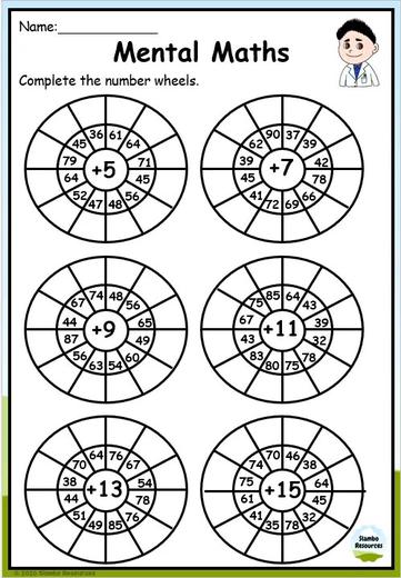 Grade 3 Mental Maths Worksheets | Free Printables | Math ...