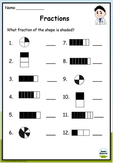 Free math worksheets for multiplying fractions