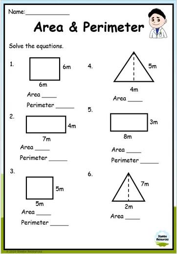Grade 5 Area and Perimeter Worksheets | Free Math Worksheets