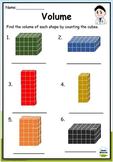 Grade 5 Volume Worksheets | Free Printables | Math Worksheets