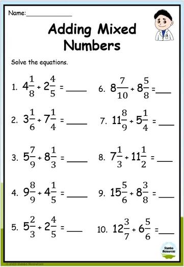 Grade 6 ib math worksheets