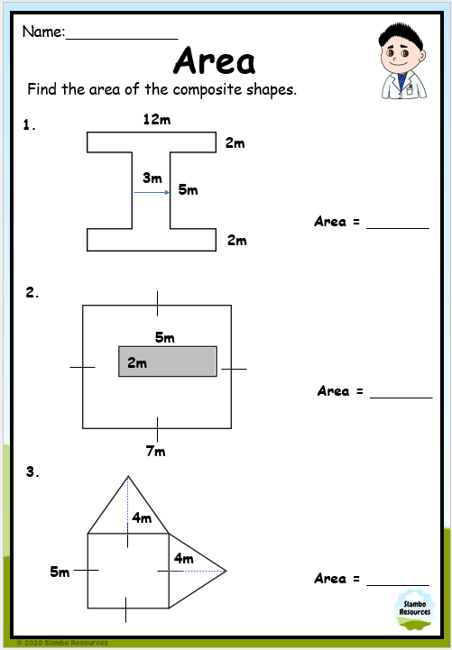 Grade 6 Area and Perimeter Worksheets | Free Math Worksheets