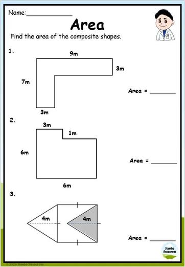 Grade 6 Area and Perimeter Worksheets | Free Math Worksheets
