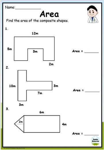 Grade 6 Area and Perimeter Worksheets | Free Math Worksheets