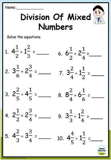Grade 6 Equivalent Fractions Worksheets | Math Worksheets