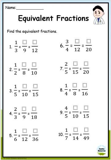 Grade 6 Fraction Worksheets | Free Printables | Math Worksheets
