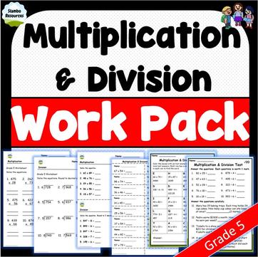 Grade 5 Division Worksheets | Free Printables | Math Worksheets