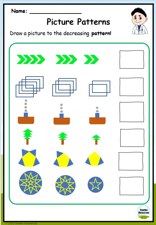 Addition And Subtraction Patterns Worksheets